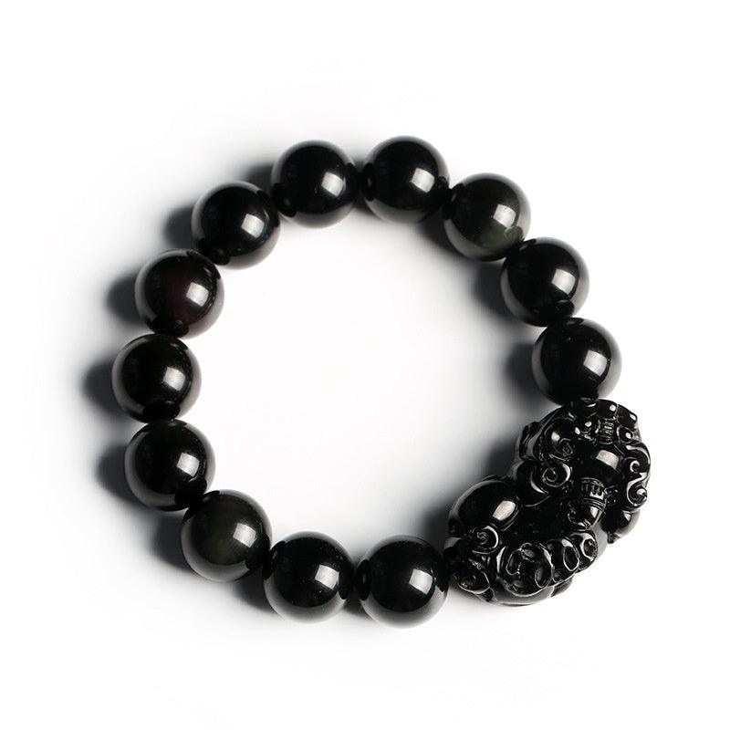 black obsidian bracelet