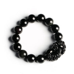 black obsidian bracelet