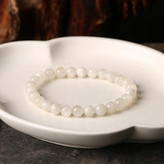 White Moonstone Bracelet