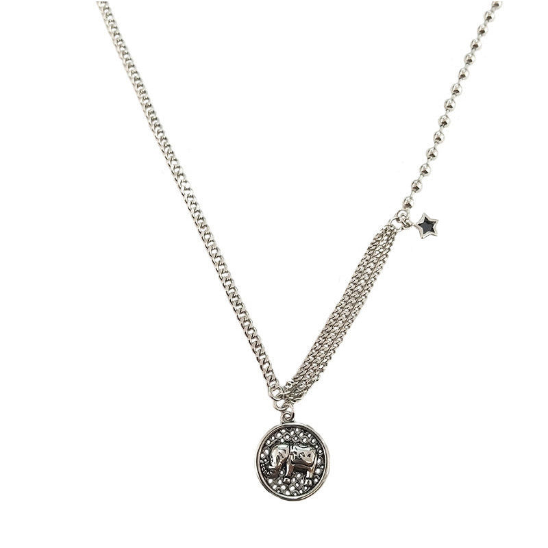 Silver Elephant Pendant