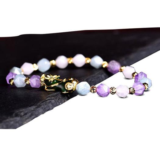 Amethyst Wealth Charm Bracelet