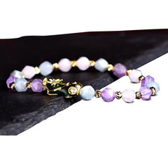 Amethyst Wealth Charm Bracelet