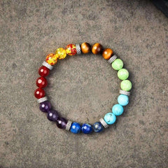 7 Chakra Stone Bracelet