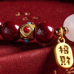 Chinese Cinnabar Bracelet