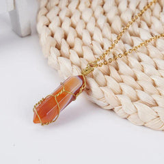 carnelian necklace