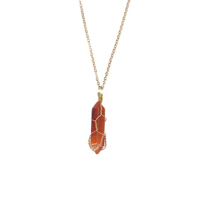 carnelian necklace