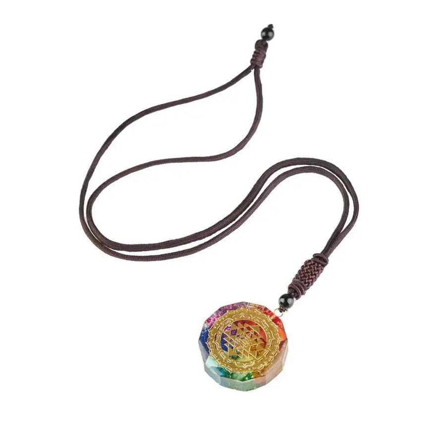 Chakra Orgonite Necklace