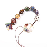 7 Chakra Hanging Tassel Necklace