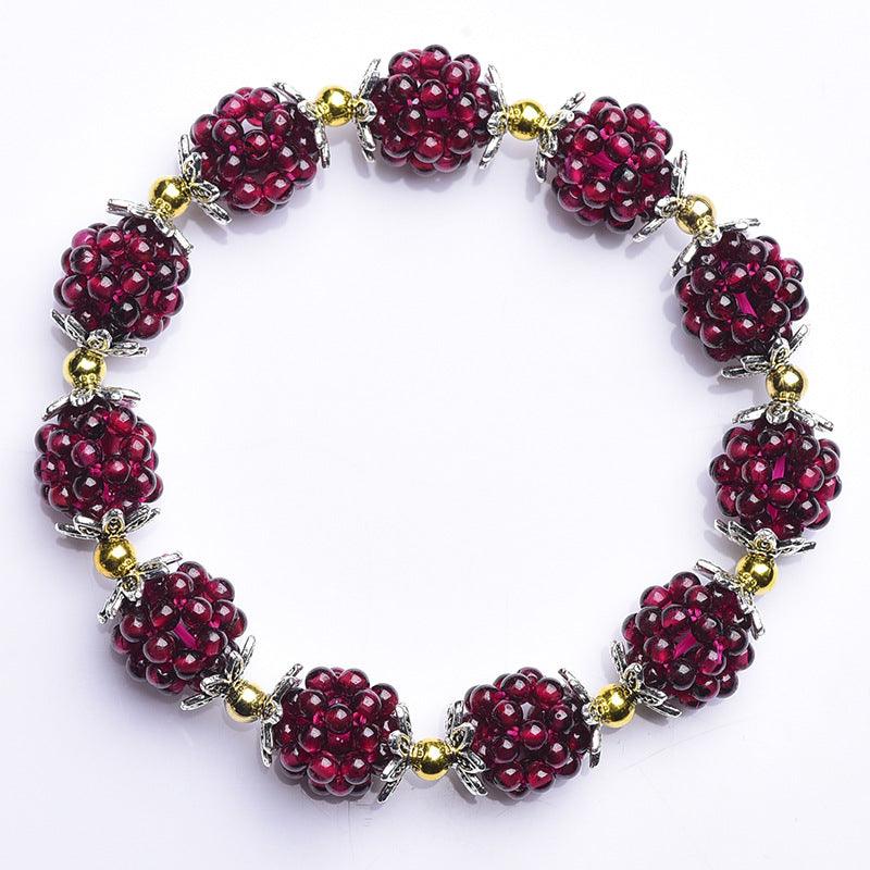 Natural Garnet Bracelet