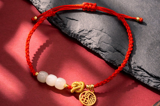 tibetan lucky charm bracelet red string bracelet