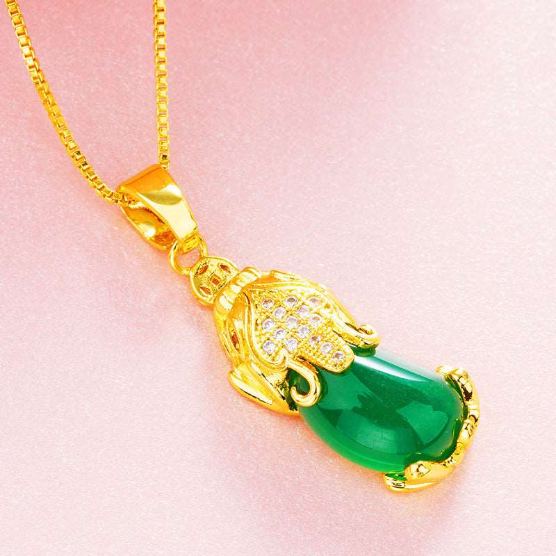 Gold Pixiu Protection Amulet