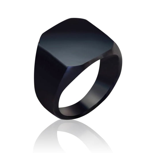 Matte Black Onyx Ring 1000