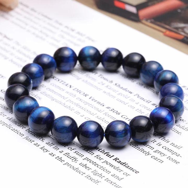 Men's Blue Tiger Eye Bracelet