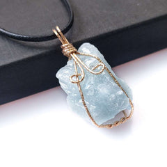 Aquamarine Gemstone Necklace