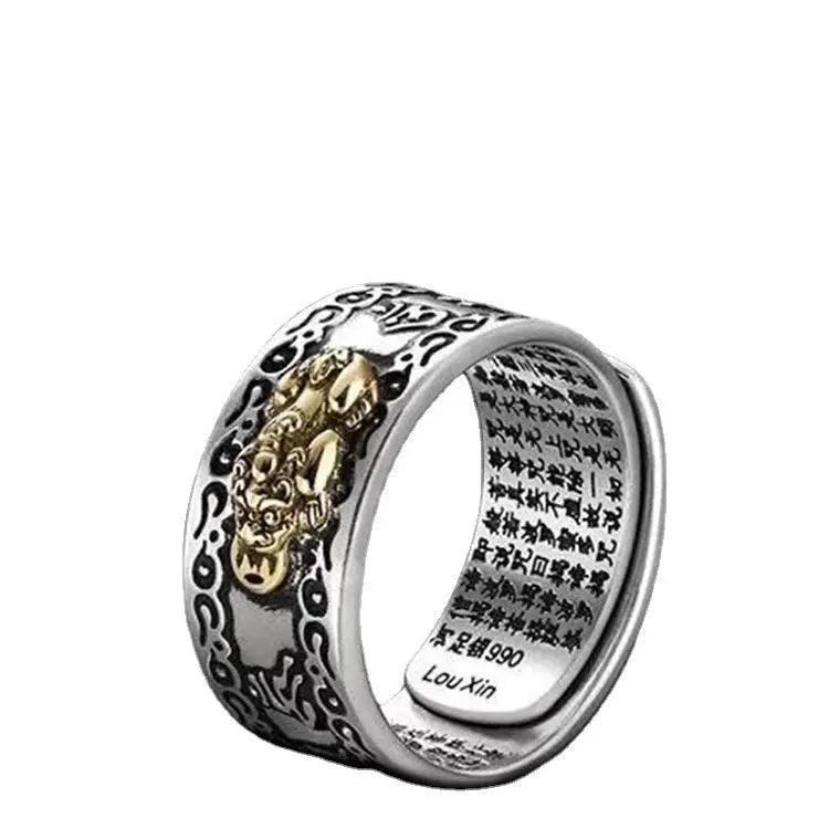 Feng Shui Pixiu Ring for Good Fortune