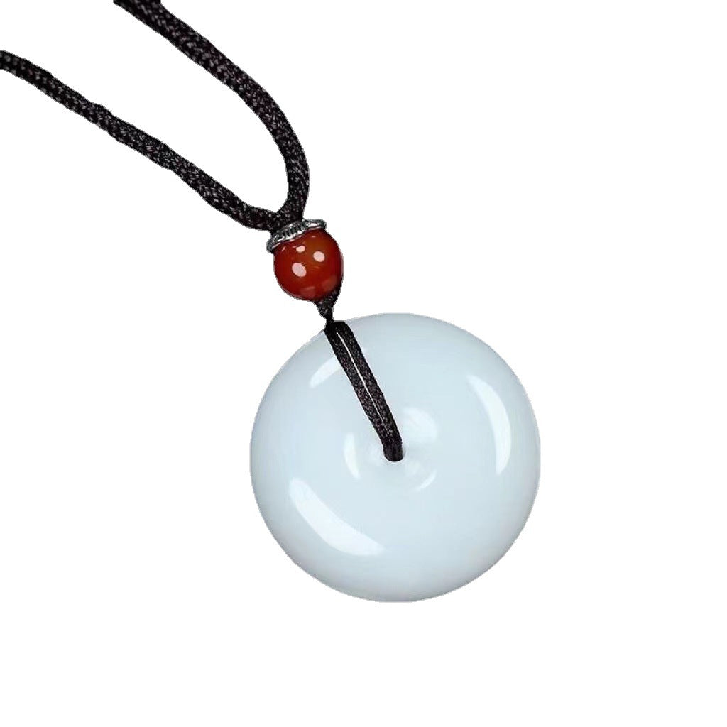 white jade pendant