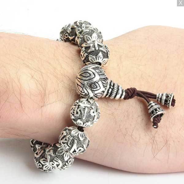 Buddhist Mantra Bracelet
